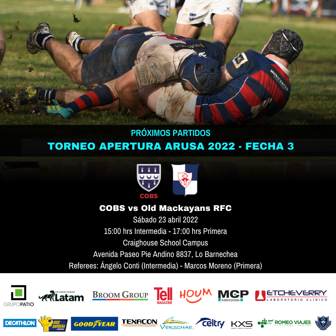 Próximos partidos Old Mackayans RFC ⬜🟦