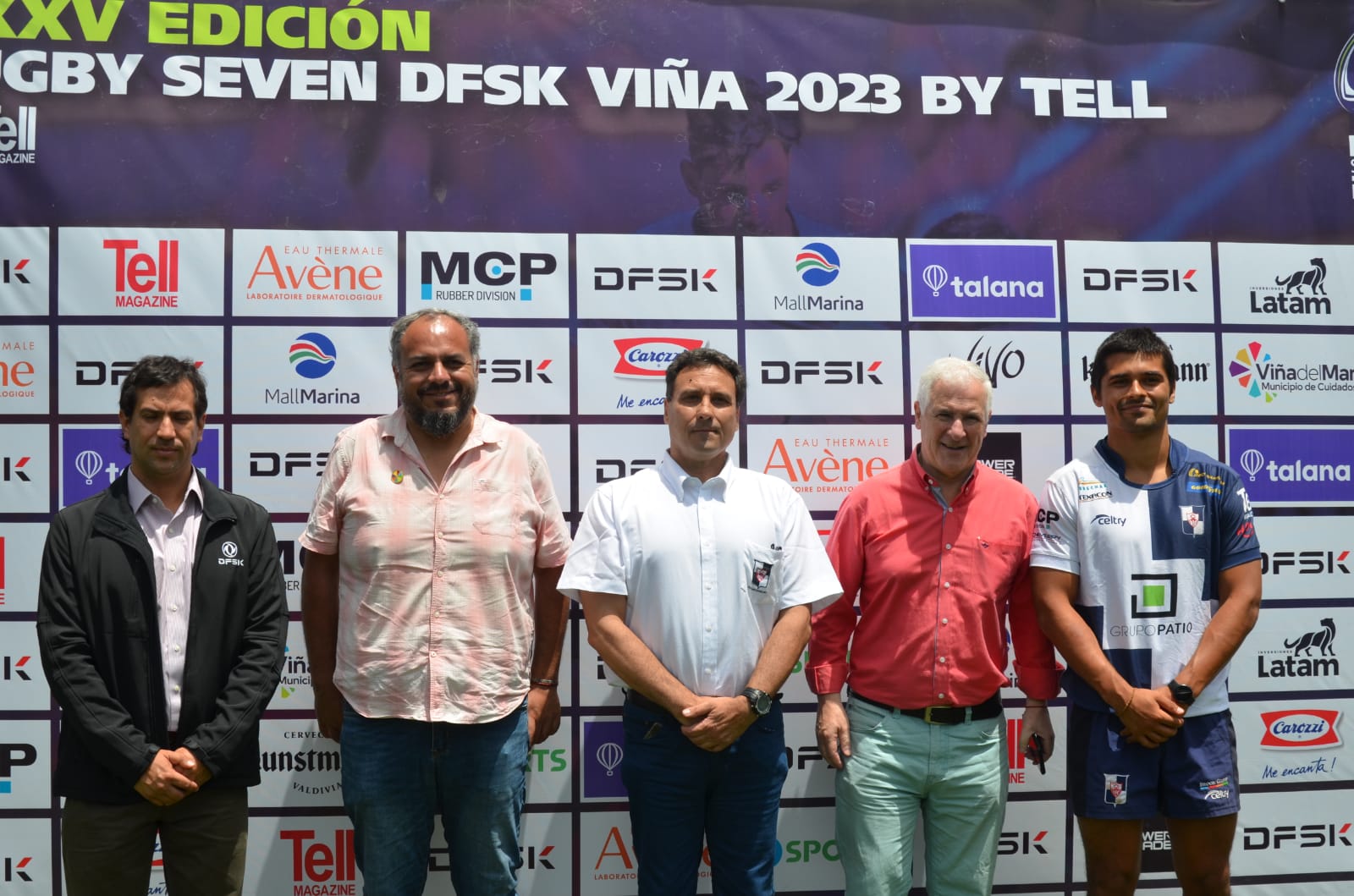 Con lanzamiento y sorteo de grupos se vivió la antesala del Rugby Seven DFSK Viña 2023 by Tell