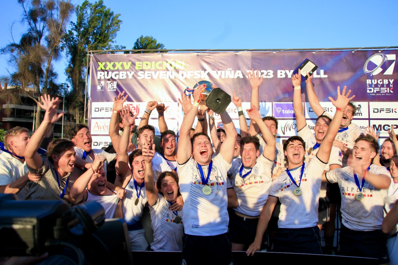 Old Grangonian Club campeón Rugby Seven DFSK Viña 2023 by Tell